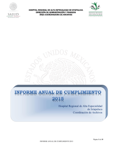 Informe 2015 presentado al Comité