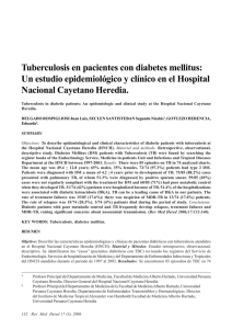 Tuberculosis en pacientes con diabetes mellitus.pmd