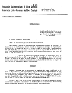 19 Asociación Latinoamericana de Libre Come 6 rcio