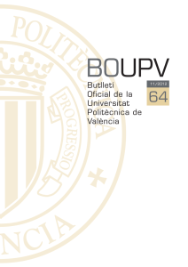 boupv 64 - UPV Universitat Politècnica de València