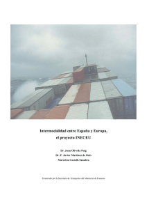 Intermodalidad entre España y Europa, el proyecto INECEU