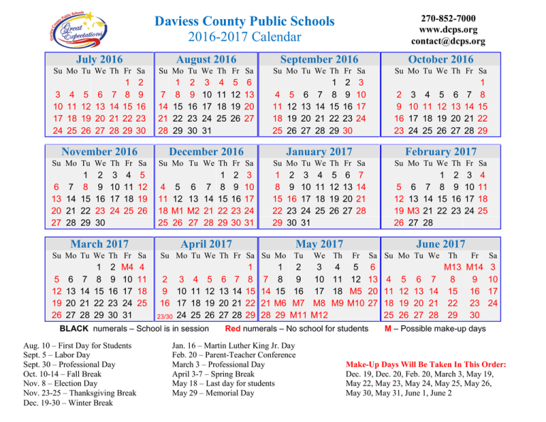 Daviess County Public Schools 2016