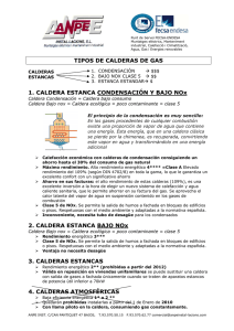 5 tipos de calderas de gas condensacion bajo nox estancas