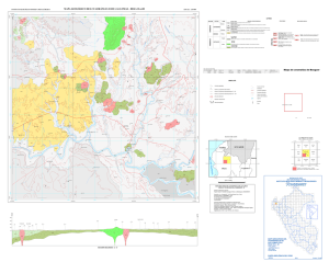 MAPA GEOLÓGICO DEL CUADRÁNGULO DE LAS LOMAS