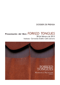 Presentación del libro FORKED TONGUES