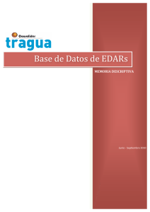Base de Datos de EDARs - Red CONSOLIDER Tragua