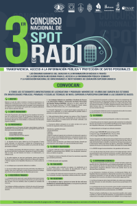 Convocatoria Tercer Concurso Nacional de Spots de Radio