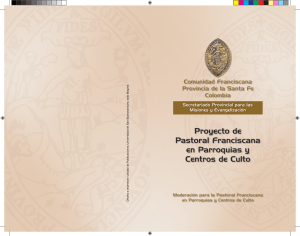 Proyecto Pastoral Franciscano