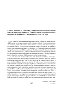 historia crítica de la literatura colombiana. Elementos
