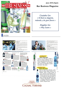 Bar Business Magazine Citadelle Gin