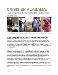 Crisis en Alabama - AFL-CIO