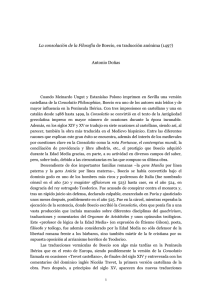 pdf "La consolación de la Filosofía" de Boecio, en traducción