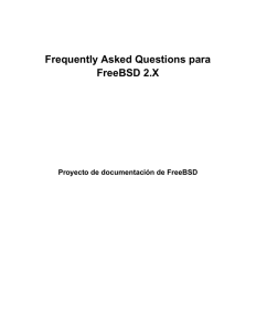 Frequently Asked Questions para FreeBSD 2.X