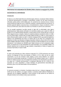 PROTOCOLO DE VIGILANCIA DE CLERA (Vibrio cholerae