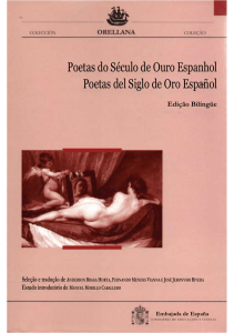 Poetas do Século de Ouro Espanhol Poetas del Siglo de Oro Español
