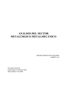Análisis del Sector Metalúrgico-Metalmecánico