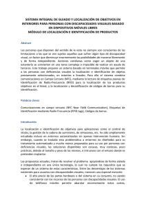 Sistema integral de guiado y localización de objetivos en interiores