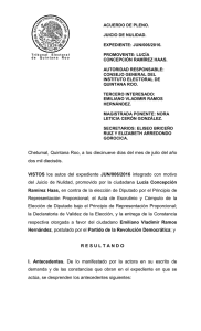 resolución - Tribunal Electoral de Quintana Roo