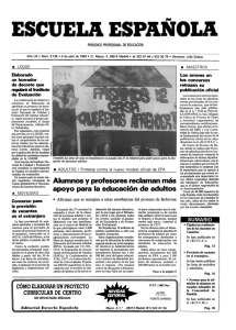 Escuela española - Año LIII, núm. 3139, 6 de abril de 1993