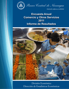 Encuesta Anual Comercio y servicios Informe de resultados 2011