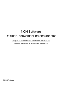 NCH Software Doxillion, convertidor de documentos