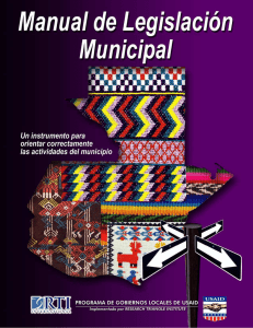 Manual de Legislación Municipal - Municipalidad de Santa Cruz El