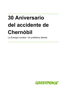 30 Aniversario del accidente de Chernóbil