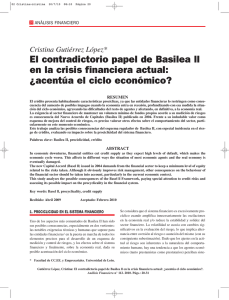 acentúa el ciclo económico? - IEAF - Instituto Español de Analistas