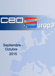 CEOE Europa - Septiembre/Octubre 2015