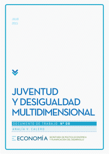 JUVENTUD Y DESIGUALDAD MULTIDIMENSIONAL