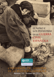 El niño y los pediatras en la Guerra Civil Española