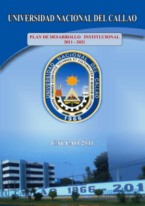 plan de desarrollo institucional 2011 - 2021
