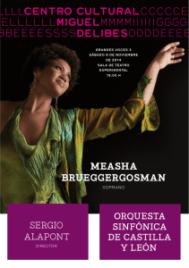 measha brueggergosman - Centro Cultural Miguel Delibes