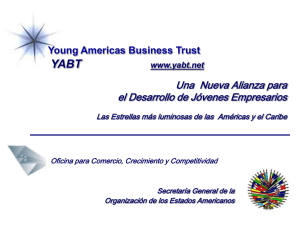 YABT Una Nueva Alianza para el Desarrollo de Jóvenes