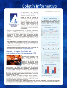 Boletín Informativo Octubre 2014