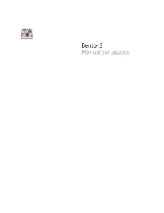 Bento® 3 Manual del usuario