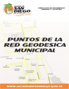 Puntos de la Red Geodésica Municipal