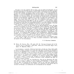 Bibliografía 333 W. BENZ, H. GRAML, Dir.: El siglo XX. II: Europa