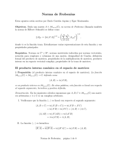 Norma de Frobenius - Apuntes y ejercicios de matemáticas, Egor