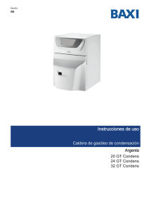 Manual usuario Argenta 24 y 32 GT Condens