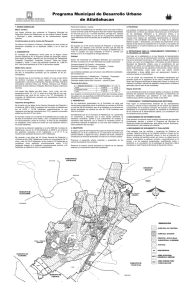 Versión Abreviada del Programa Municipal de Desarrollo Urbano