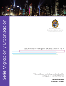 Vulnerabilidad sanitaria y contaminación del agua en Manila