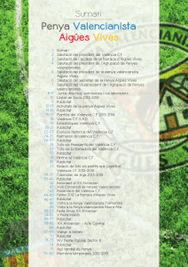 Llibret de la Penya temporada 2013-14.