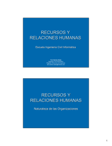 recursos y relaciones humanas recursos y relaciones humanas