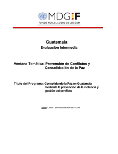 Guatemala - MDG Fund