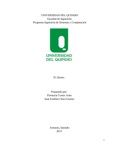 UNIVERSIDAD DEL QUINDIO Facultad de
