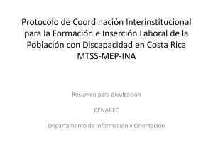 Resumen Protocolo MTSS MEP INA