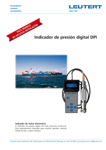 Indicador de presión digital DPIType50