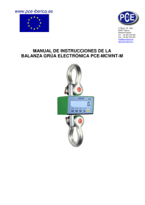 manual de instrucciones de la balanza grúa electrónica pce-mcwnt-m