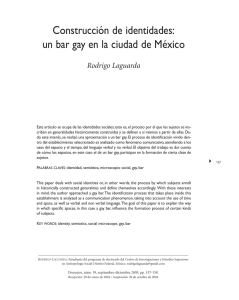 Construcción de identidades: un bar gay en la